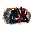 Miico FX64110 Halloween 3D Ghost Hand Wall Art Sticker Horror Wall Sticker Holloween Decoration