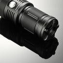 SupFire 1100 Lumens Flashlight 18650 Battery 5 Modes Portable Work Lamp With 4x18650 Battery Charger
