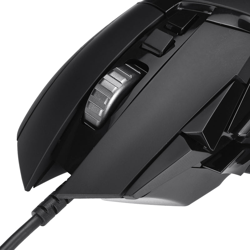 VS16A 6400DPI Button USB Wired RGB Backlight Ergonomic Programmable Response Optical Gaming Mouse