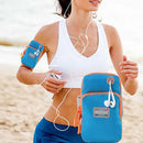 New fashion night running ultra light multi-function men and women reflective waterproof diving material outdoor running mobile sports arm bag