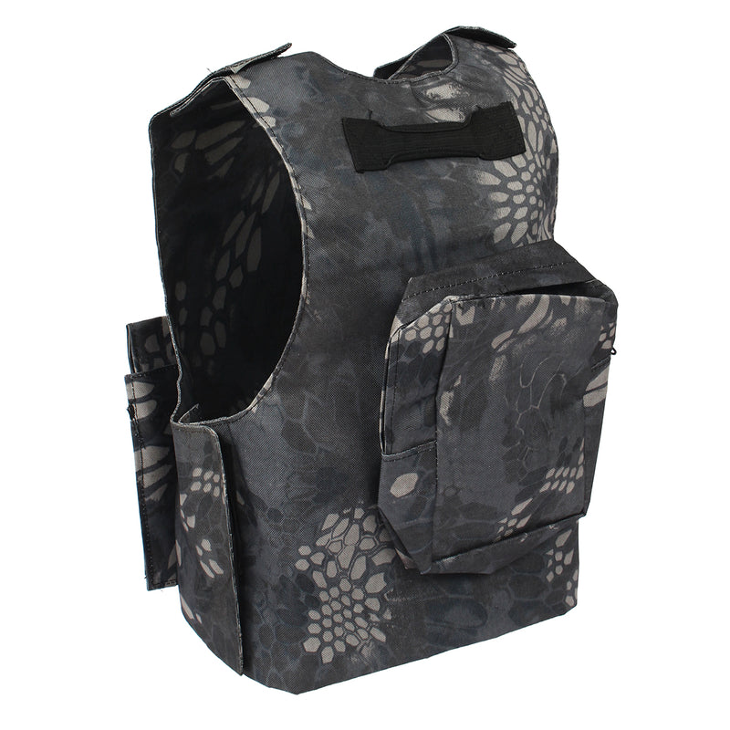 Kids Children Tactical Military Vest Assault Combat Gear Army CS Play Hunting Protective Aemor