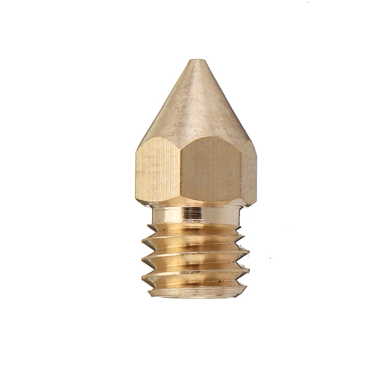5PCS 3mm/0.4mm Copper MK8 Thread Extruder Nozzle For 3D Printer