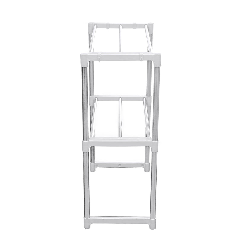 2 Layers Microwave Oven Stainless Steel Rack Kitchen Storage Shelf Container Kitchen Storage Rack