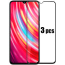 BAKEEY 3pcs Anti-explosion Full Cover Tempered Glass Screen Protector for Xiaomi Redmi Note 8 Pro