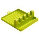 Practical Kitchen Silicone Heat Resistant Spoon Rest Utensil Spatula Holder Tool