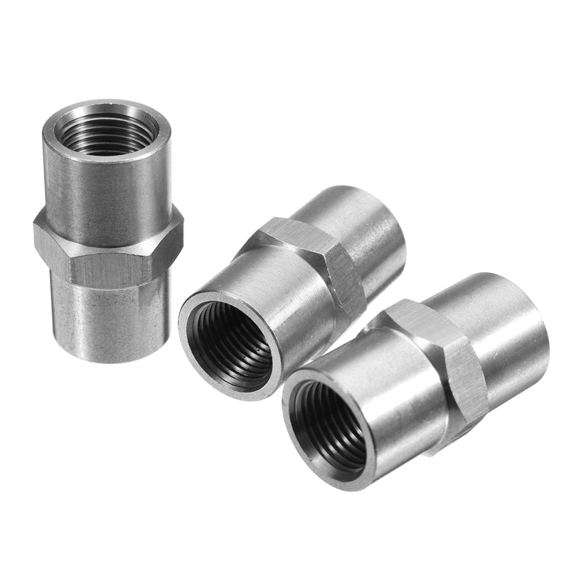 3pcs 1/8 Inch NPT Female Thread Fitting PCP CO2 Air Hose Pipes Hex Nipple Fittings