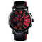 SKMEI 9196 Men Fashion Leather Strap Stopwatch Date Display Roman Numerals Sport Quartz Watch