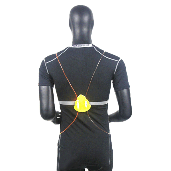 LED Fiber Reflective Vest Night Cycling Running Outdoor Safety Sports Clothes