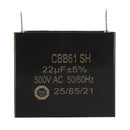 CBB61 SH 22uF MFD 500V AC 50/60Hz E232607 Condensador Generador Capacitor AVR