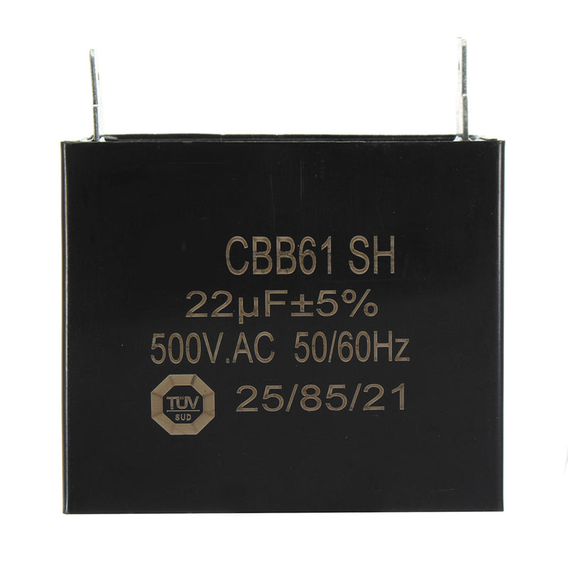 CBB61 SH 22uF MFD 500V AC 50/60Hz E232607 Condensador Generador Capacitor AVR