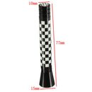 7.7cm/10.7cm Union Jack UK GER Flag Carbon Fiber Grid Car Antenna