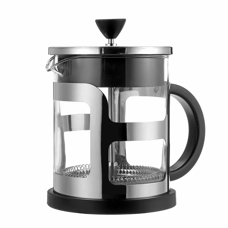 600ml/1000ml French Press Coffee Maker Plunger Glass Stainless Steel Tea Pot