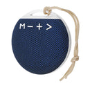 Portable Mini Outdoor Wireless bluetooth Stereo Cloth Speaker with Lanyard Strap Microphone
