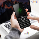 Samgle F9 Caption 3G Network 2.4 inch 1450mAh HD Display Flashlight Lound Speaker Whatsapp Dual SIM Card Dual Standby Feature Phone