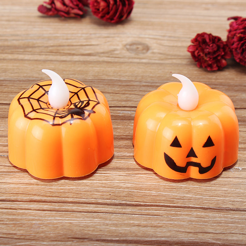 Halloween Light LED Pumpkin Lamp for Party Decoration Pumpkin Candy Sweet Holder Decorations