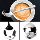 KCASA KC-FS05 Skull Shape Stainless Steel Tea Coffee Sugar Stirring Spoon Cooking Spoon 1 Piece