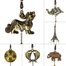 Wind Chimes Bells Lucky Fish Elephant Garden Outdoor Windows Hanging OrnamentDecorations