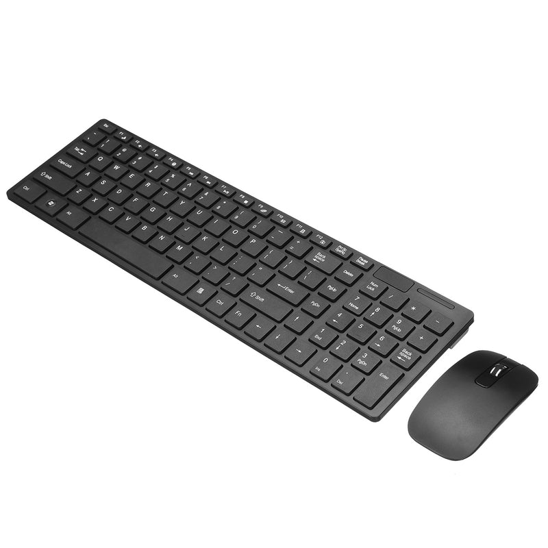 K06 2.4G Wireless Ultrathin Technology Oiffce Keyboard and 1000DPI Wireless Mouse Combo for PC Laptop