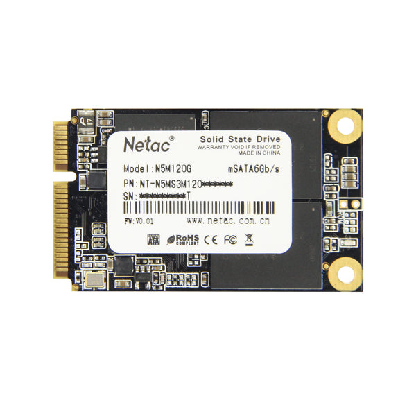 Netac SSD mSATA 60GB 120GB 240GB Solid Hard Drive MLC 6GB/S Max 501MB/S Read Speed Laptop Internal Solid State Drive For Computer PC