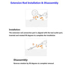 Cleaning Tool Extension Rod Adapter For WORX Hydroshot WG629E WG630 WU629 WG644