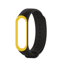 Dual Colorful TPU Watch Band Watch Strap Replacement for Xiaomi Miband 4