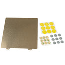 Gold 300x300mm Double Texture PEI Powder Steel Plate with 9 Magnetic Block for CR-10/10S 3D Printer