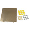 Gold 300x300mm Double Texture PEI Powder Steel Plate with 9 Magnetic Block for CR-10/10S 3D Printer