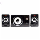 SADA D-200D Mini Portable Stereo Deep Bass USB 3.5mm Aux Speaker Desktop Loudspeaker