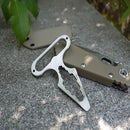Outdooors EDC Wrench Tool Portable Pocket Tool Multifunctions Screwdriver Bottle Opener Survival Gear