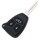 3 Buttons Car Remote Key Fob Case Shell With Uncut Blade A48 For Chrysler Dodge