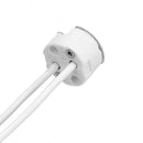 MR16 G4 Ceramic Lamp Holder Socket Connector LED CFL Halogen Adapter with Wire