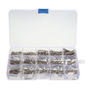 Suleve MXSS2 M2/M2.5/M3 Stainless Hex Socket Cap Head Screws Allen bolt Nut Assortment Kit 300pcs