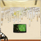 100PCS Living Room TV Background Wall Decoration Paste 3D Square Mirror Wall Sticker, Crystal 3D Acrylic Wall Paste