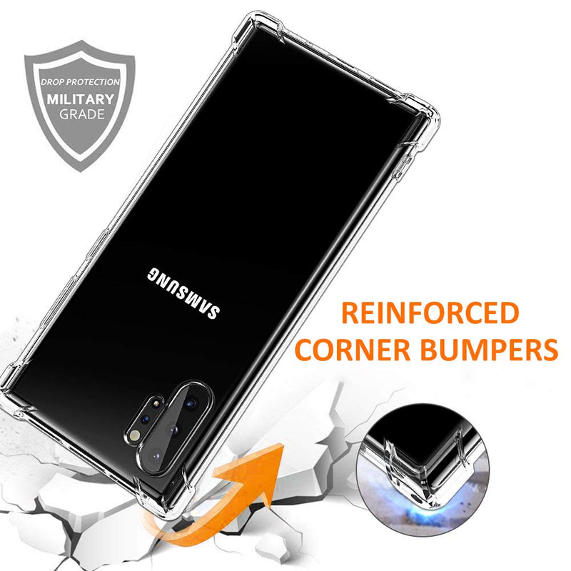 Bakeey Air Cushion Corners Shockproof Soft TPU Protective Case For Samsung Galaxy Note 10+/Note 10 Plus (5G)