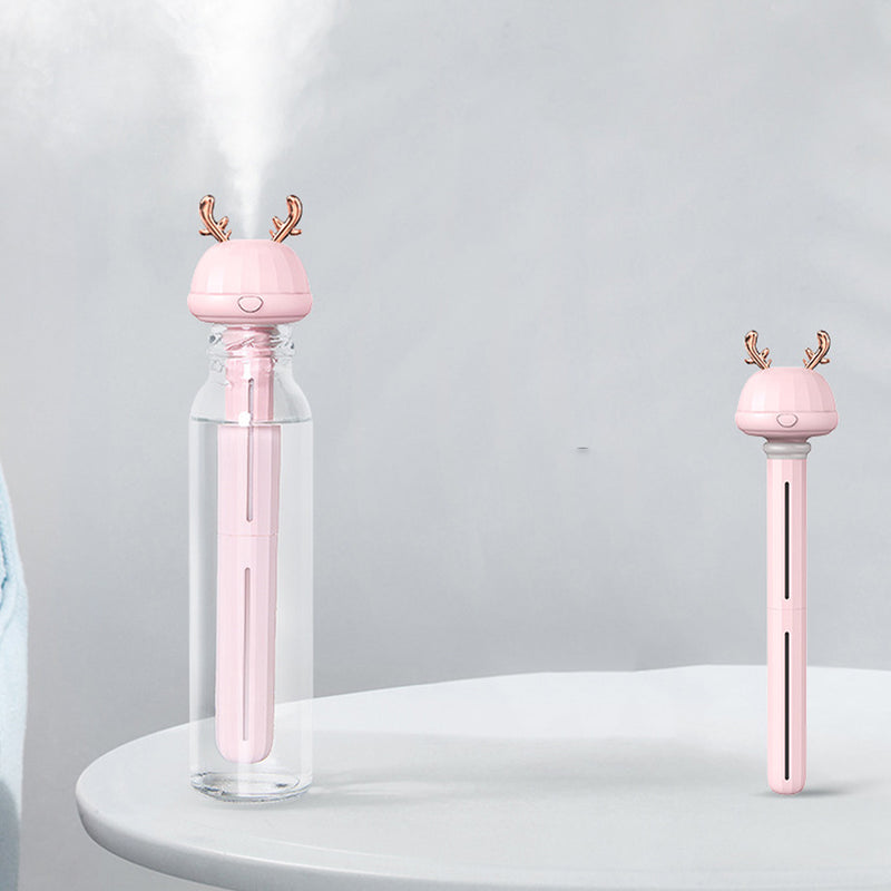 Portable Air Humidifier Purifier Mini Deer Rabbit Detach Bottle Aroma Diffuser Mist Maker For Home Office