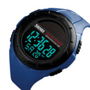 SKMEI 1405 Solar Power Digital Watch Stopwatch Luminous Display Alarm Calendar Outdoor Sport Watch