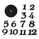DIY 3D Number Wall Clock Quiet Precise Sticker Decor Home Office Room Modern