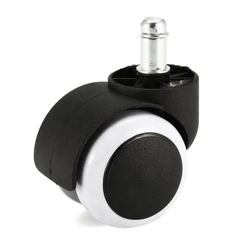 5Pcs 2 Inch Universal Office Home Chair Rubber Caster Wheels Floor Funiture Replacement