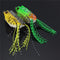 ZANLURE 5Pcs 6CM Large Frog Topwater Fishing Lure Crankbaits Hooks Bass Bait Tackle
