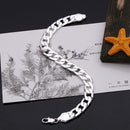 Fashion Hiphop Men Metal Chain Bracelet Trendy Style 10mm Gold Plating Bracelet