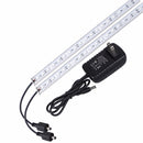 2pcs 550 RGB Non-Waterproof LED Hard Rigid Strip Bar Glow Plant Light with AC Adapter AC85-265V