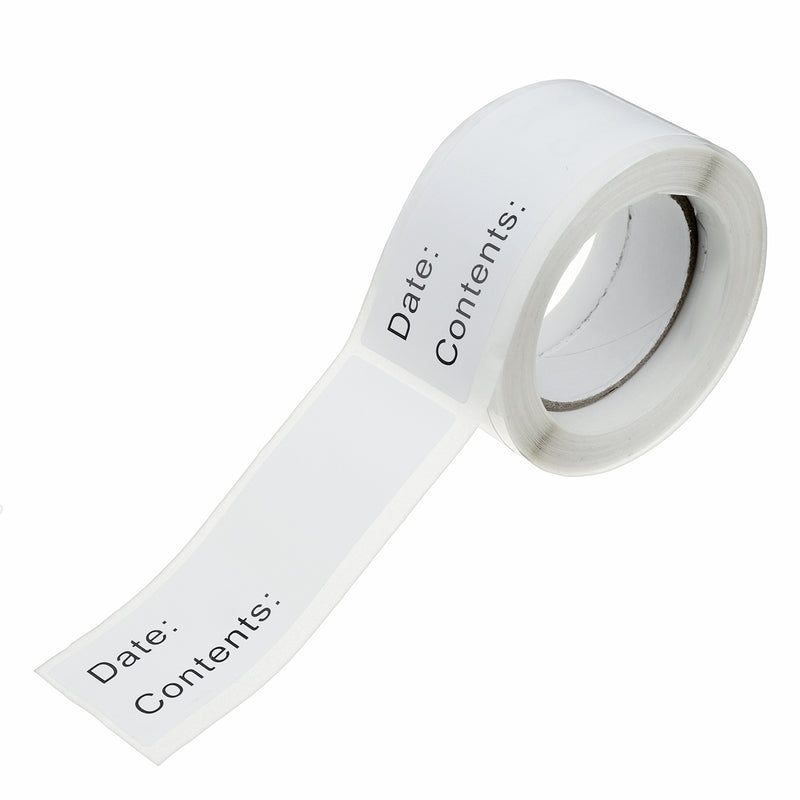 125Pcs/Set Kitchen Food Storage Labels Refrigerator Freezer Date Content Sticker Label Tape