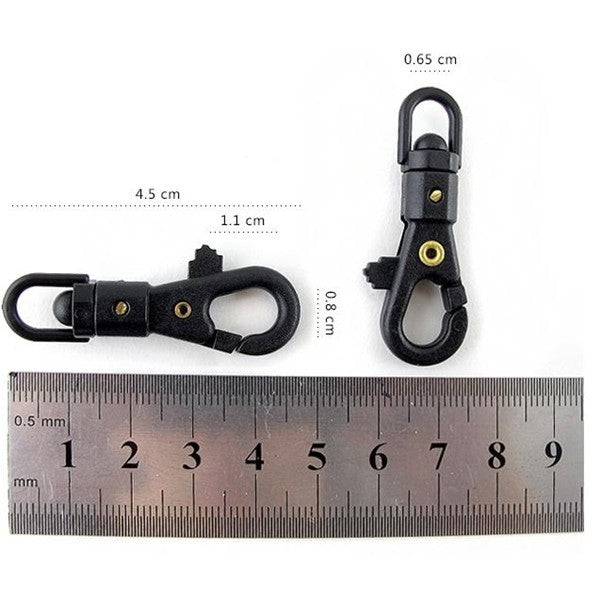 Mini Rotatable Buckle Hang Quickdraw Outdoor Survival Carabiner Key Chain Tool