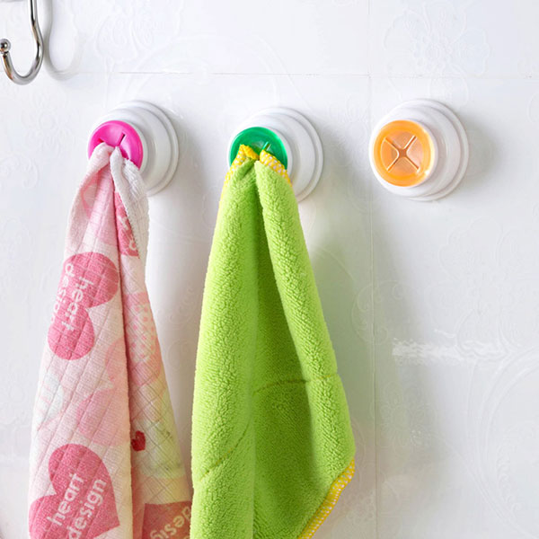 Washcloth Clip Holder Dishclout Storage Rack Kitchen Bathroom Detachable Hand Towel Hanger Hook
