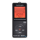 HanRongDa HRD-767 Mini Pocket Radio Aircraft Band Receiver Portable Radio LCD Display Lock Button FM/AM/AIR Radio with Earphone
