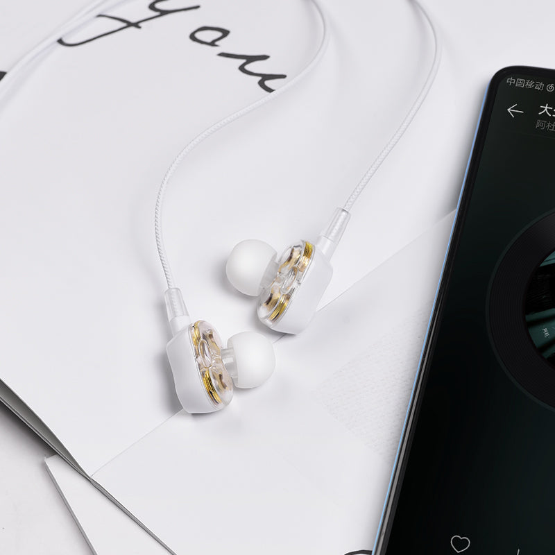 BOROFONE BM41 Universal 3.5mm Music HiFi Earphone Headphones With Mic for Smartphones
