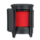 2/3/5m Retractable Stanchion Belt Crowd Queue Control Barrier Mounted Accessory Red
