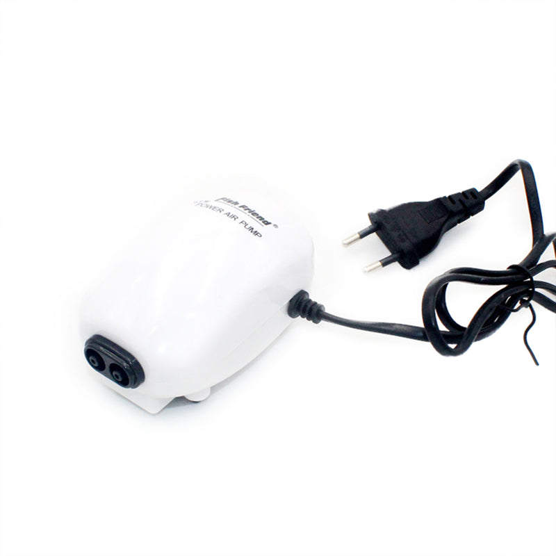 Ultra Silent Aquarium Air Pump Air Compressor Oxygen Airpump Single & Double Outlet Fish Tank Pump