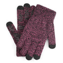 Motorcycle Touch Screen Gloves Winter Knit Warm Wool Thicken Velvet Bike Riding Outdoor