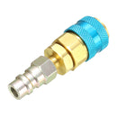 Car Air Conditioner Red High and Blue Low R134A Quick Coupler Adapter